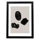 Lamina artistica decorativa con ilustración de Moderno Linea 02 estilo Abstracto-Artwork-Nacnic-A4-Marco Negro-Nacnic Estudio SL
