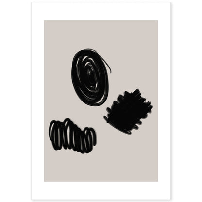 Lamina artistica decorativa con ilustración de Moderno Linea 02 estilo Abstracto-Artwork-Nacnic-A4-Sin marco-Nacnic Estudio SL