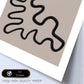 Lamina artistica decorativa con ilustración de Moderno Linea 04 estilo Abstracto-Artwork-Nacnic-Nacnic Estudio SL