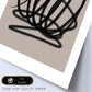 Lamina artistica decorativa con ilustración de Moderno Linea 15 estilo Abstracto-Artwork-Nacnic-Nacnic Estudio SL