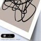Lamina artistica decorativa con ilustración de Moderno Linea 19 estilo Abstracto-Artwork-Nacnic-Nacnic Estudio SL