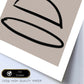 Lamina artistica decorativa con ilustración de Moderno Linea 20 estilo Abstracto-Artwork-Nacnic-Nacnic Estudio SL