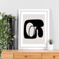 Lamina artistica decorativa con ilustración de Moderno Negro 02 estilo Abstracto-Artwork-Nacnic-Nacnic Estudio SL