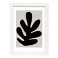 Lamina artistica decorativa con ilustración de Moderno Negro 03 estilo Abstracto-Artwork-Nacnic-A3-Marco Blanco-Nacnic Estudio SL
