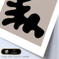 Lamina artistica decorativa con ilustración de Moderno Negro 06 estilo Abstracto-Artwork-Nacnic-Nacnic Estudio SL
