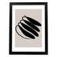 Lamina artistica decorativa con ilustración de Moderno Negro 07 estilo Abstracto-Artwork-Nacnic-A4-Marco Negro-Nacnic Estudio SL