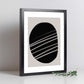 Lamina artistica decorativa con ilustración de Moderno Negro 09 estilo Abstracto-Artwork-Nacnic-Nacnic Estudio SL