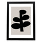 Lamina artistica decorativa con ilustración de Moderno Negro 13 estilo Abstracto-Artwork-Nacnic-A3-Marco Negro-Nacnic Estudio SL