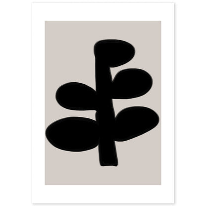 Lamina artistica decorativa con ilustración de Moderno Negro 13 estilo Abstracto-Artwork-Nacnic-A4-Sin marco-Nacnic Estudio SL