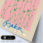 Lamina artistica decorativa con ilustración de Osaka Blossom-Artwork-Nacnic-Nacnic Estudio SL