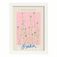 Lamina artistica decorativa con ilustración de Osaka Blossom-Artwork-Nacnic-A3-Marco Blanco-Nacnic Estudio SL