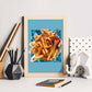 Lamina artistica decorativa con ilustración de Papas fritas estilo Collage-Artwork-Nacnic-Nacnic Estudio SL