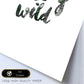 Lamina artistica decorativa con ilustración de stay wild estilo Mensaje inspiracional-Artwork-Nacnic-Nacnic Estudio SL