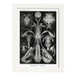 Lamina artistica decorativa con ilustración de Toracostraca estilo Vintage-Artwork-Nacnic-A3-Marco Blanco-Nacnic Estudio SL