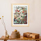 Lamina artistica decorativa con ilustración de Trochilidae estilo Vintage-Artwork-Nacnic-Nacnic Estudio SL