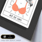 Lámina As de copas. Pósters con originales ilustraciones de las cartas Tarot.-Artwork-Nacnic-Nacnic Estudio SL