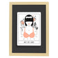 Lámina As de copas. Pósters con originales ilustraciones de las cartas Tarot.-Artwork-Nacnic-A4-Marco Madera clara-Nacnic Estudio SL