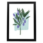 Lámina Botánica acuarela 3. Pósters con ilustraciones de plantas y flores en estilo acuarela.-Artwork-Nacnic-A3-Marco Negro-Nacnic Estudio SL