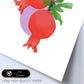 Lámina Botánica acuarela 4. Pósters con ilustraciones de plantas y flores en estilo acuarela.-Artwork-Nacnic-Nacnic Estudio SL