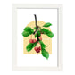 Lámina Botánica acuarela 6. Pósters con ilustraciones de plantas y flores en estilo acuarela.-Artwork-Nacnic-A3-Marco Blanco-Nacnic Estudio SL