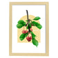 Lámina Botánica acuarela 6. Pósters con ilustraciones de plantas y flores en estilo acuarela.-Artwork-Nacnic-A3-Marco Madera clara-Nacnic Estudio SL