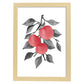Lámina Botánica acuarela 9. Pósters con ilustraciones de plantas y flores en estilo acuarela.-Artwork-Nacnic-A3-Marco Madera clara-Nacnic Estudio SL
