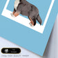 Lámina Boyero de Berna. Pósters con ilustraciones de razas de perro en tonos cálidos y pastel.-Artwork-Nacnic-Nacnic Estudio SL