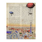 Lámina Ciudad de Barcelona. Estilo Vintage. Ilustración, fotografía y Collage con la Historia DE Barcelona.-Artwork-Nacnic-A4-Sin marco-Nacnic Estudio SL