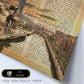 Lámina Ciudad de Bilbao. Estilo Vintage. Ilustración, fotografía y Collage con la Historia DE Bilbao.-Artwork-Nacnic-Nacnic Estudio SL