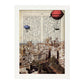 Lámina Ciudad de Cadiz. Estilo Vintage. Ilustración, fotografía y Collage con la Historia DE Cadiz.-Artwork-Nacnic-A4-Marco Blanco-Nacnic Estudio SL