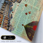 Lámina Ciudad de GIJON. con la Historia DE GIJON.-Artwork-Nacnic-Nacnic Estudio SL