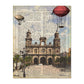 Lámina Ciudad de Las Palmas DE Gran Canaria. Ilustración, fotografía y Collage con la Historia DE Las Palmas DE Gran Canaria.-Artwork-Nacnic-A4-Sin marco-Nacnic Estudio SL
