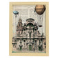 Lámina Ciudad de Murcia con la Historia DE Murcia.-Artwork-Nacnic-A3-Marco Madera clara-Nacnic Estudio SL