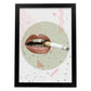 Lámina collage Cigarrillo poster papel 250 gr alta calidad-Artwork-Nacnic-A4-Marco Negro-Nacnic Estudio SL