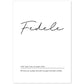 Lámina con definicion de palabras en italiano. Poster 'Fedele' de palabras con definiciones.-Artwork-Nacnic-A4-Sin marco-Nacnic Estudio SL