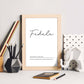 Lámina con definicion de palabras en italiano. Poster 'Fedele' de palabras con definiciones.-Artwork-Nacnic-Nacnic Estudio SL