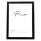 Lámina con definicion de palabras en italiano. Poster 'Paio' de palabras con definiciones.-Artwork-Nacnic-A4-Marco Negro-Nacnic Estudio SL