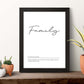 Lámina con definicion en inglés de Family. Poster de palabras con definiciones.-Artwork-Nacnic-Nacnic Estudio SL