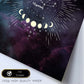Lamina con la constelación Acuario. Poster con símbolo del Zodiaco en y Fondo del Cielo Estrellado-Artwork-Nacnic-Nacnic Estudio SL