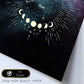 Lamina con la constelación Aries. Poster con símbolo del Zodiaco en y Fondo del Cielo Estrellado-Artwork-Nacnic-Nacnic Estudio SL