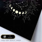 Lamina con la constelación Capricornio. Poster de astrología con símbolo del Zodiaco en y Fondo del Cielo Estrellado-Artwork-Nacnic-Nacnic Estudio SL