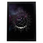 Lamina con la constelación Capricornio. Poster de astrología con símbolo del Zodiaco en y Fondo del Cielo Estrellado-Artwork-Nacnic-A3-Marco Negro-Nacnic Estudio SL