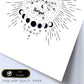 Lamina con la constelación Escorpio. Poster con símbolo del zodiaco en y fondo blanco-Artwork-Nacnic-Nacnic Estudio SL