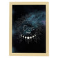 Lamina con la constelación Escorpio. Poster con símbolo del Zodiaco en y Fondo del Cielo Estrellado-Artwork-Nacnic-A4-Marco Madera clara-Nacnic Estudio SL
