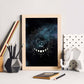 Lamina con la constelación Escorpio. Poster con símbolo del Zodiaco en y Fondo del Cielo Estrellado-Artwork-Nacnic-Nacnic Estudio SL