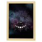 Lamina con la constelación Piscis. Poster con símbolo del Zodiaco en y Fondo del Cielo Estrellado-Artwork-Nacnic-A4-Marco Madera clara-Nacnic Estudio SL