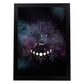 Lamina con la constelación Piscis. Poster con símbolo del Zodiaco en y Fondo del Cielo Estrellado-Artwork-Nacnic-A4-Marco Negro-Nacnic Estudio SL