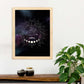 Lamina con la constelación Sagitario. Poster con símbolo del Zodiaco en y Fondo del Cielo Estrellado-Artwork-Nacnic-Nacnic Estudio SL