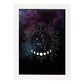 Lamina con la constelación Tauro. Poster con símbolo del Zodiaco en y Fondo del Cielo Estrellado-Artwork-Nacnic-A4-Marco Blanco-Nacnic Estudio SL