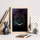 Lamina con la constelación Tauro. Poster con símbolo del Zodiaco en y Fondo del Cielo Estrellado-Artwork-Nacnic-Nacnic Estudio SL